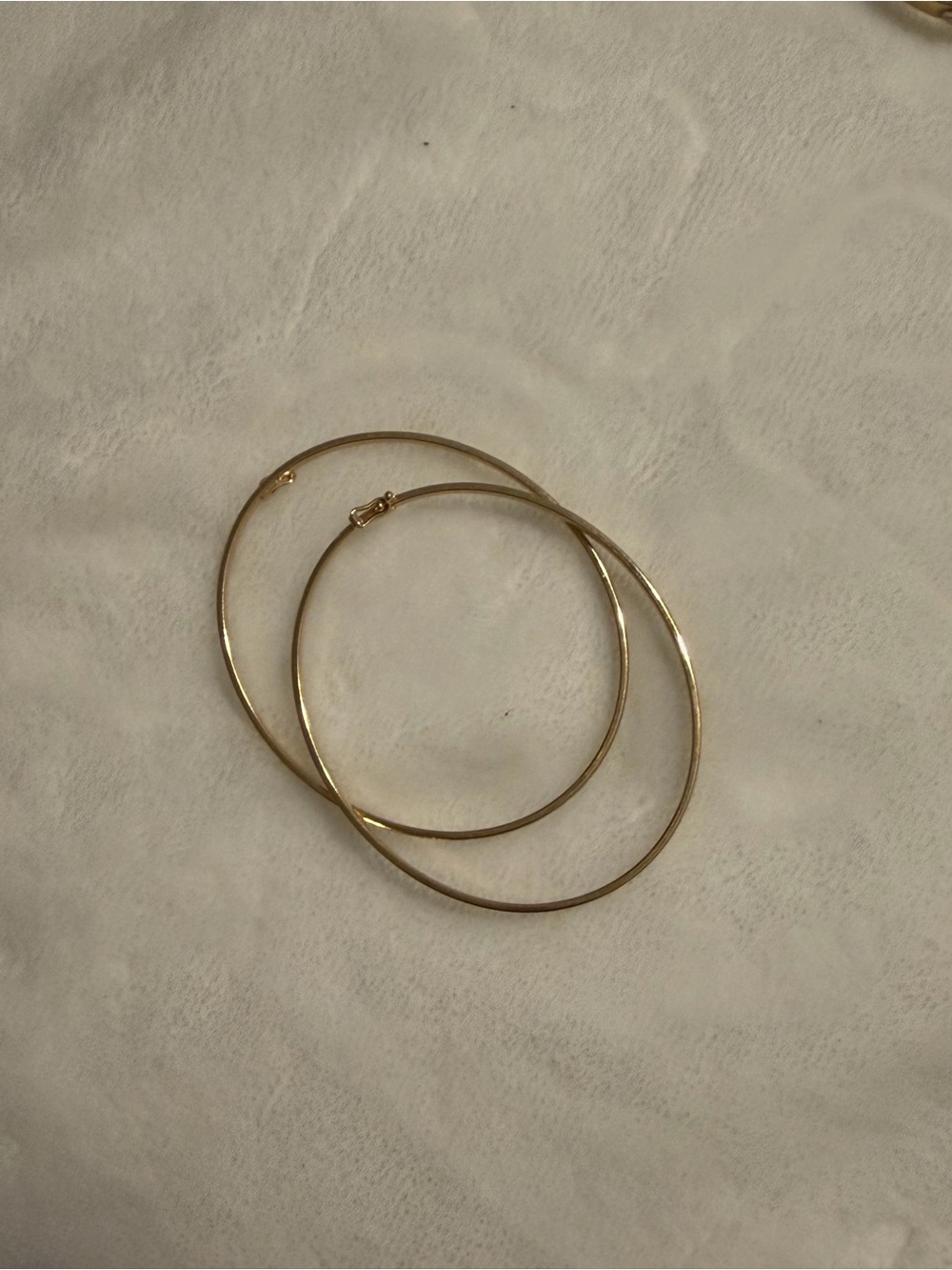 Gold-Tone solid 18K 2 pcs bracelet - Picture 2 of 2